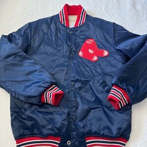 VINTAGE 70s/80s Boston Red Sox quilted jacket, Child’s size 16